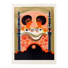 Load image into Gallery viewer, Two ladies Colour lithograph by Frederic Menguy
