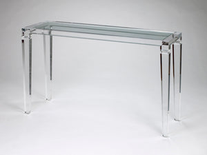 1970s Italian Perspex Console Table