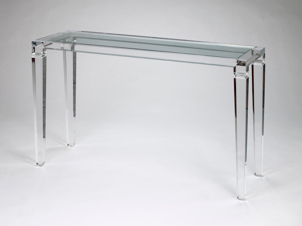 1970s Italian Perspex Console Table