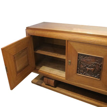 Load image into Gallery viewer, Large French Oak Sideboard by Charles Dudouyt, 1950s