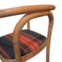 Load image into Gallery viewer, Vintage 1960s Occasional Chairs with Bentwood Frames and Striped Seats