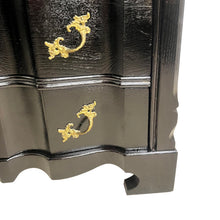 Load image into Gallery viewer, Louis XIV-Style Black French Polished Chest of Drawers, French, 1950s