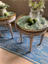 Load image into Gallery viewer, 1920s Scandinavian pair of marble side tables