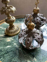 Load image into Gallery viewer, 1920s Scandinavian pair of marble side tables