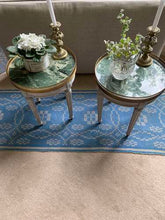 Load image into Gallery viewer, 1920s Scandinavian pair of marble side tables