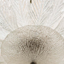 Load image into Gallery viewer, 1940s ceiling light leaves murano glass chandelier
