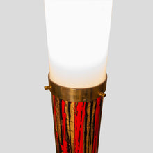Load image into Gallery viewer, 1950s Enamelled metal Floor Lamp by Angelo Brotto