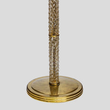 Load image into Gallery viewer, 1950s brass and glass floor lamp by Seguso Vetri D’Arte