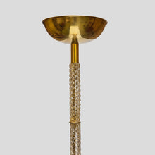 Load image into Gallery viewer, 1950s brass and glass floor lamp by Seguso Vetri D’Arte