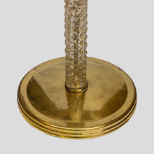Load image into Gallery viewer, 1950s brass and glass floor lamp by Seguso Vetri D’Arte