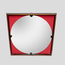 Load image into Gallery viewer, 1960s Rosewood frame mirror design by Carlo de Carli