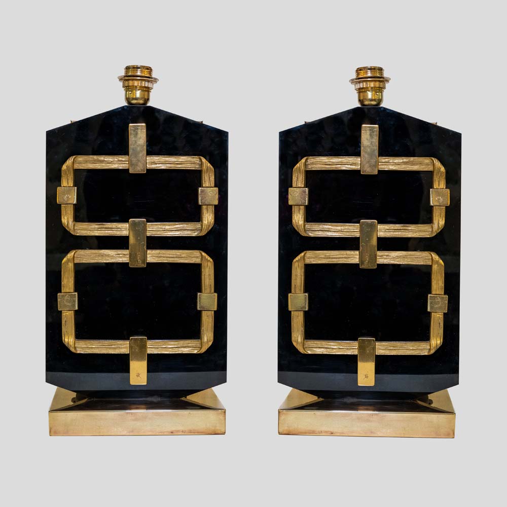 1970s design table lamps by Luciano Frigerio