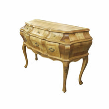 Load image into Gallery viewer, 1930s Italian Bombé Chest of Drawers, Burl Olive wood & Burl Walnut Marquetry
