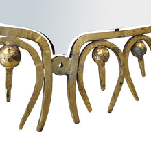 Load image into Gallery viewer, Large Mid-Century Gilt Wrought Iron Sunburst Mirror, Spanish