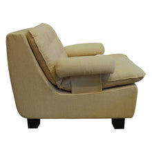 Load image into Gallery viewer, Pair of Vintage French Armchairs in Yellow Upholstery