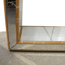 Load image into Gallery viewer, 1960s Mirrored Shelving Unit with Rattan Frame, French