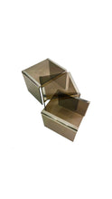 Load image into Gallery viewer, Gallotti & Radice ‘Tris’ T35 Smoked Glass Nesting Tables