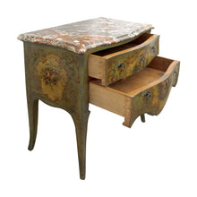 Load image into Gallery viewer, French Painted Chest of Drawers, 1920s, Neoclassical Style with Marble Top