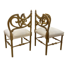 Load image into Gallery viewer, Pair of French Art Nouveau Gilt Wood Corner Chairs, 1900s