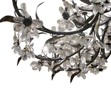 Load image into Gallery viewer, French 24-Branch Floral Crystal Chandelier, Attributed to Maison Bagués, Circa 1940s–1950s