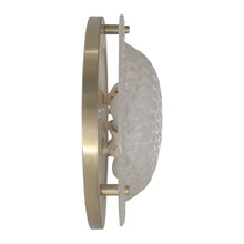 Load image into Gallery viewer, Pair of German Glass and Brass Wall or Ceiling Lights, 1970s