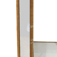Load image into Gallery viewer, 1960s Mirrored Shelving Unit with Rattan Frame, French