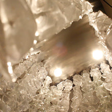 Load image into Gallery viewer, Glass fall ceiling light sculpture