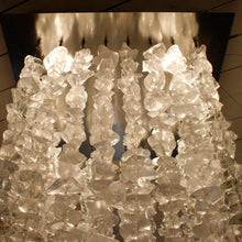 Load image into Gallery viewer, Glass fall ceiling light sculpture