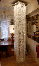 Load image into Gallery viewer, Glass fall ceiling light sculpture