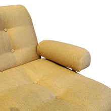 Load image into Gallery viewer, Pair of Vintage French Armchairs in Yellow Upholstery
