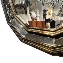 Load image into Gallery viewer, Large Octagonal Brass-Clad Mirror in the Style of Rodolfo Dubarry, 1960s–70s