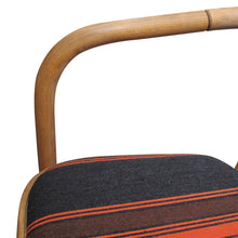 Load image into Gallery viewer, Vintage 1960s Occasional Chairs with Bentwood Frames and Striped Seats