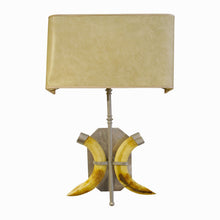 Load image into Gallery viewer, 1970s English Pair of Tusks Wall Light In the Style of Anthony Redmile