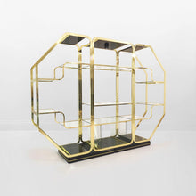 Load image into Gallery viewer, 1970s Romeo Rega Manner Octagonal Brass Display Unit