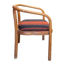 Load image into Gallery viewer, Vintage 1960s Occasional Chairs with Bentwood Frames and Striped Seats