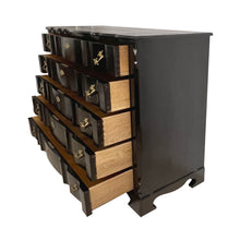 Load image into Gallery viewer, Louis XIV-Style Black French Polished Chest of Drawers, French, 1950s