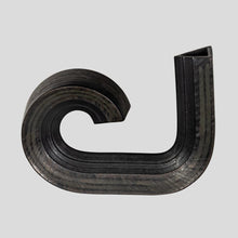 Load image into Gallery viewer, Italian grey black freeform vase by Alessio Tasca
