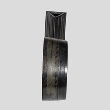 Load image into Gallery viewer, Italian grey black freeform vase by Alessio Tasca
