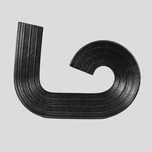 Load image into Gallery viewer, Italian grey black freeform vase by Alessio Tasca
