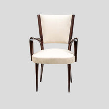 Load image into Gallery viewer, Vintage desk chair with arms Italian Design by Guglielmo Ulrich