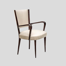 Load image into Gallery viewer, Vintage desk chair with arms Italian Design by Guglielmo Ulrich