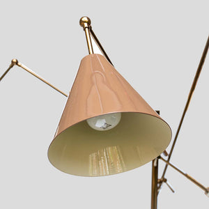 Mid century Multicolor Triennale floor lamp Italian design