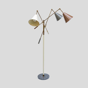 Mid century Multicolor Triennale floor lamp Italian design