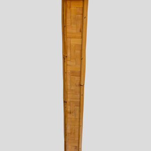 970s Bamboo rattan coat hanger by Vivai del sud