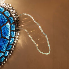 Load image into Gallery viewer, Blue Turtle illuminating sculpture by Campanella