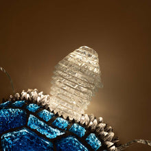 Load image into Gallery viewer, Blue Turtle illuminating sculpture by Campanella