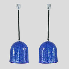 Load image into Gallery viewer, Blue colour Murrina Pendant by Gae Aulenti for Vistosi