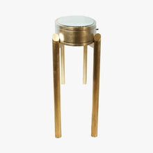 Load image into Gallery viewer, An elegant gold leaf finished console