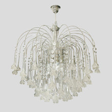 Load image into Gallery viewer, Flower rain chandelier by Cenedese