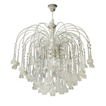 Load image into Gallery viewer, Flower rain chandelier by Cenedese